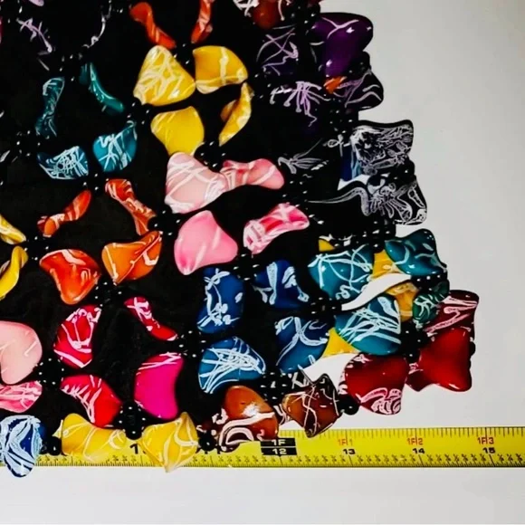 Handmade Beaded African Hobo Handbag | EUC | Completely Made & Sowed by Hand - Picture 14 of 14